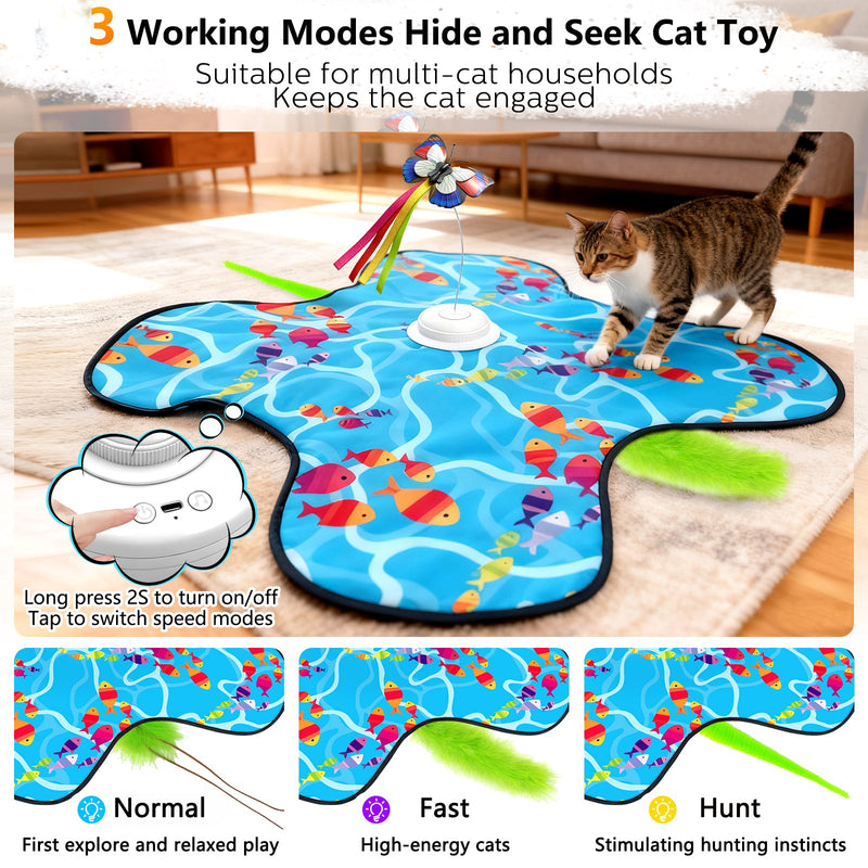 Fuufome Hide-and-Seek - Indoor Cat Interactive Toy