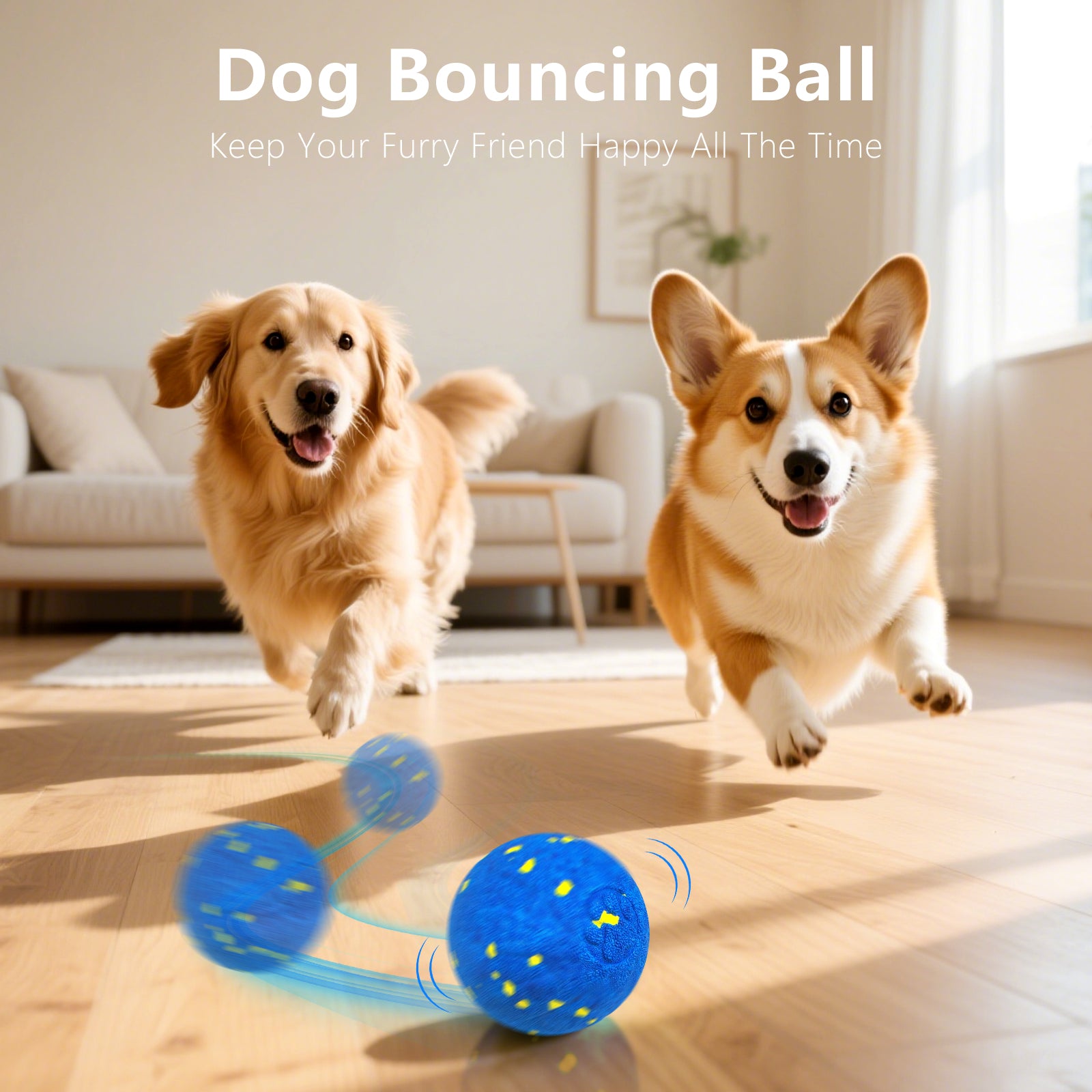 Fuufome Interactive Intelligent Waterproof Electric Dog Ball