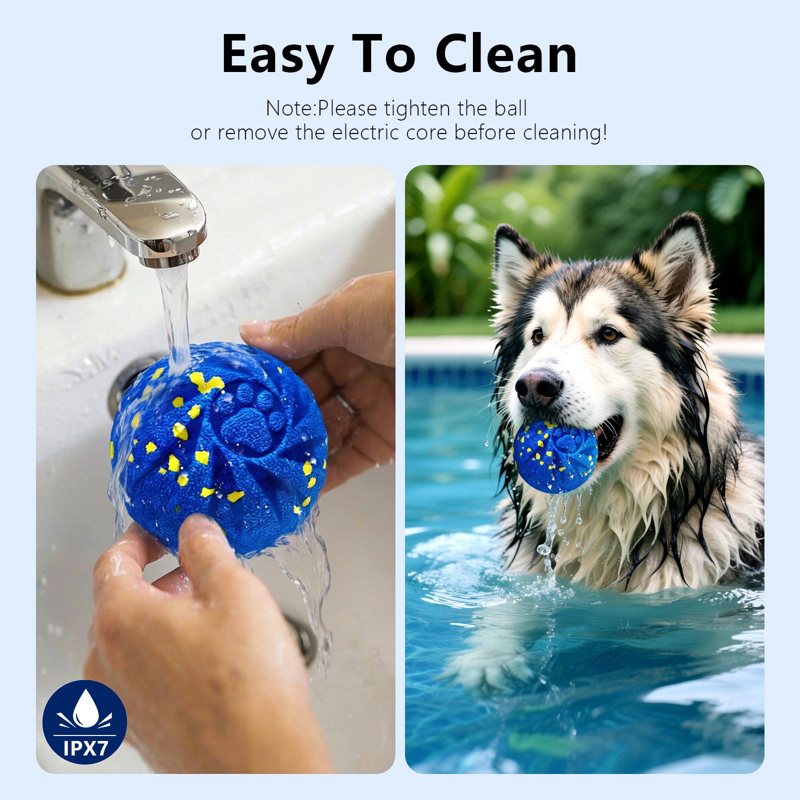 Fuufome Interactive Intelligent Waterproof Electric Dog Ball