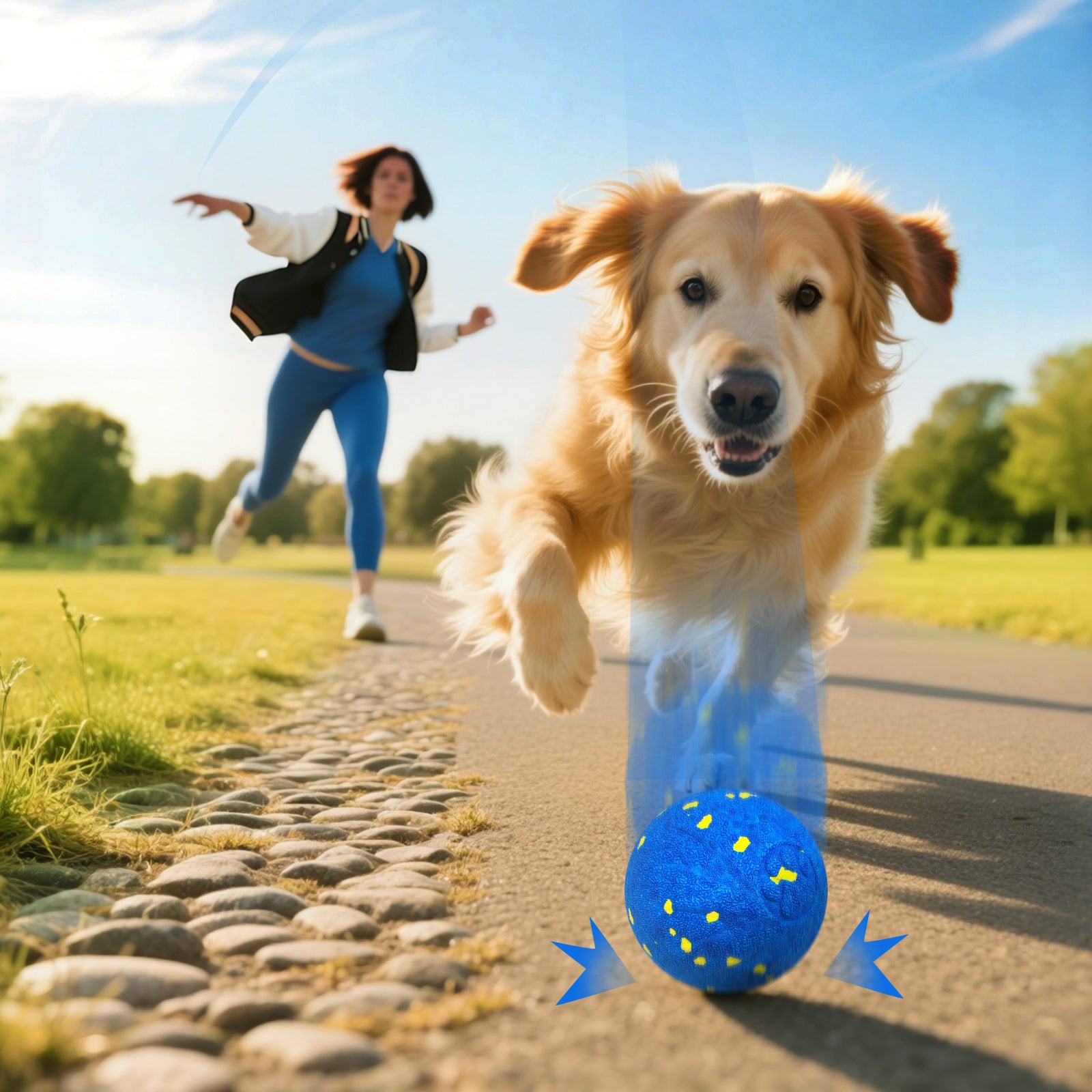 Fuufome Interactive Intelligent Waterproof Electric Dog Ball