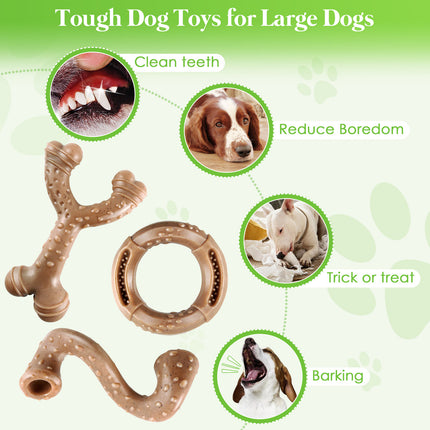 Nylon three-piece dog chew toy set main picture 7