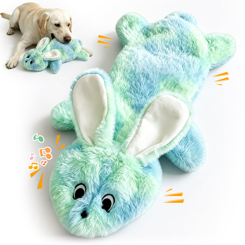 Fuufome Hollow Rabbit Squeaky Plush Dog Toy