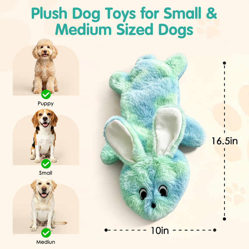 Fuufome Hollow Rabbit Squeaky Plush Dog Toy
